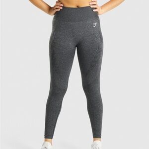 Gymshark Vital Seamless Leggings ’Smokey Grey Marl’ in a Size Medium